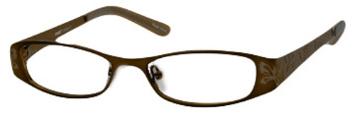 Seventeen Designer Eyeglasses 5335 in Brown :: Rx Single Vision