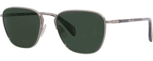 Profile View of Rag&Bone 5017 Unisex Sunglasses Ruthenium Silver Grey Tokyo Tortoise/Green 54 mm