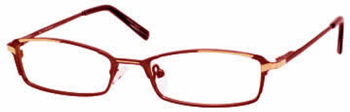 Marc Hunter 7213 in Burgundy Gold Designer Reading Glasses