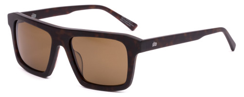 Profile View of SITO SHADES Gt Unisex Sunglasses in Chestnut Tortoise/Polarized Amber Brown 54mm