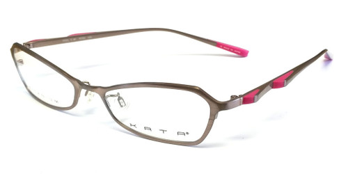 Kata Designer Eyeglasses 129 Rose in Rose :: Custom Left & Right Lens