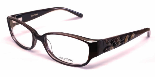 Vera Wang Designer Eyeglasses V088 in Ruby :: Rx Single Vision