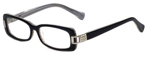 Calabria Designer Eyeglasses 853 Oreo :: Progressive