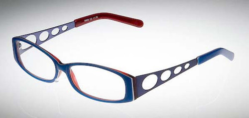 Calabria Designer Eyeglasses 808 Blue :: Rx Bi-Focal