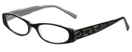 Calabria Designer Eyeglasses 854 Ebony :: Rx Bi-Focal