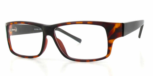 Soho Designer Eyeglasses 1002 in Demi Black :: Progressive