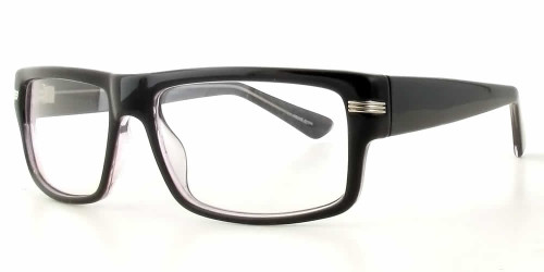 Soho Designer Eyeglasses 109 in Black Crystal :: Progressive