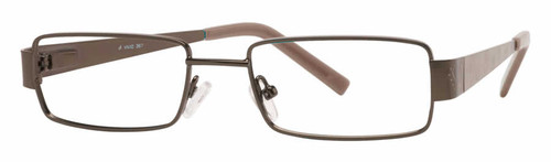 Calabria Viv Designer Eyeglasses 367 in Brown :: Progressive