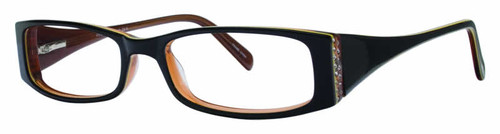 Calabria Viv Designer Eyeglasses 652 in Caramel :: Progressive