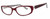 Calabria Viv Designer Eyeglasses 725 in Wine-Zebra :: Rx Bi-Focal