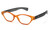 Calabria R544S Designer Eyeglasses in Orange-Grey :: Progressive