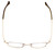 Lucky Brand Designer Reading Glasses Miles in Brushed Gold