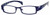 Valerie Spencer Designer Eyeglasses 9203 in Navy :: Rx Bi-Focal