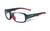 Wiley-X Youth Force Series 'Fierce' in Dark Silver & Red Safety Eyeglasses :: Custom Left & Right Lens