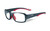 Wiley-X Youth Force Series 'Fierce' in Dark Silver & Red Safety Eyeglasses :: Rx Single Vision