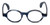 Calabria Designer Eyeglasses Calabria 856 Blue :: Rx Single Vision