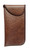 Speert Vinyl Aged Leather Eyeglass Soft Case in Brown