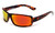 Grand Banks Designer Polarized Sunglasses 43276 in Tortoise with Red Mirror Lens