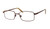 Woolrich 7777 Designer Reading Glasses in Matte-Brown 52  mm
