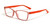 Calabria Viv Designer Eyeglasses LEA007 in Orange :: Custom Left & Right Lens