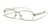 Calabria "Opti Clear" Designer Eyeglasses 3427 in White :: Custom Left & Right Lens