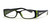 Calabria "Opti Clear" Designer Eyeglasses 3495 in Black Green :: Custom Left & Right Lens