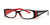 Calabria "Opti Clear" Designer Eyeglasses 3495 in Black Red :: Rx Bi-Focal