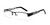 Calabria Viv Designer Eyeglasses 376 in Black & Gun-Metal :: Rx Single Vision