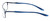 Bollé Trocadero Designer Reading Glasses in Satin Blue with Crystal Blue