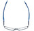 Bollé Trocadero Designer Reading Glasses in Satin Blue with Crystal Blue