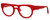 Harry Lary's French Optical Eyewear Alieny Eyeglasses in Red (004) :: Rx Single Vision
