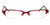 Harry Lary's French Optical Eyewear Clubby Eyeglasses in Red (360) :: Rx Single Vision