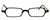 Harry Lary's French Optical Eyewear Clidy Reading Glasses in Black (101)