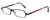 Harry Lary's French Optical Eyewear Mixxxy Reading Glasses in Matte Black & Red (860)