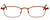 Harry Lary's French Optical Eyewear Neals Reading Glasses in Satin Rust (882)