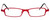 Harry Lary's French Optical Eyewear Victory in Red (360) :: Custom Left & Right Lens