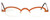Harry Lary's French Optical Eyewear Jessy in Orange (750)