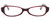 Harry Lary's French Optical Eyewear Tori in Red Brown (340B)