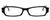 Harry Lary's French Optical Eyewear Twisty in Black Red (A85)