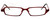 Harry Lary's French Optical Eyewear Vernity in Red Black (504)