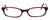 Harry Lary's French Optical Eyewear Pitt in Red & Black Striped (909) :: Custom Left & Right Lens