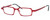 Harry Lary's French Optical Eyewear Smokey in Red (360) :: Custom Left & Right Lens