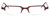 Harry Lary's French Optical Eyewear Kulty in Red Black (504) :: Custom Left & Right Lens