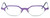 Harry Lary's French Optical Eyewear Lee in Purple Silver (177) :: Rx Single Vision