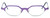 Harry Lary's French Optical Eyewear Lee in Purple Silver (177) :: Progressive