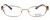 Badgley Mischka Cherise Designer Eyeglasses in Gold :: Rx Bi-Focal