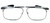 Calabria FAST-FOLD Metal Folding Eyeglasses w/ Case in Pewter :: Progressive