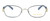 Tory Burch TY1043 Designer Reading Glasses in Blue-Gold (3058)