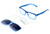 Switch and Go Switchable Eyewear 018-C6 in Crystal Blue / Crystal