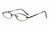 Calabria MetalFlex U Pewter Eyeglasses 45mm :: Custom Left & Right Lens